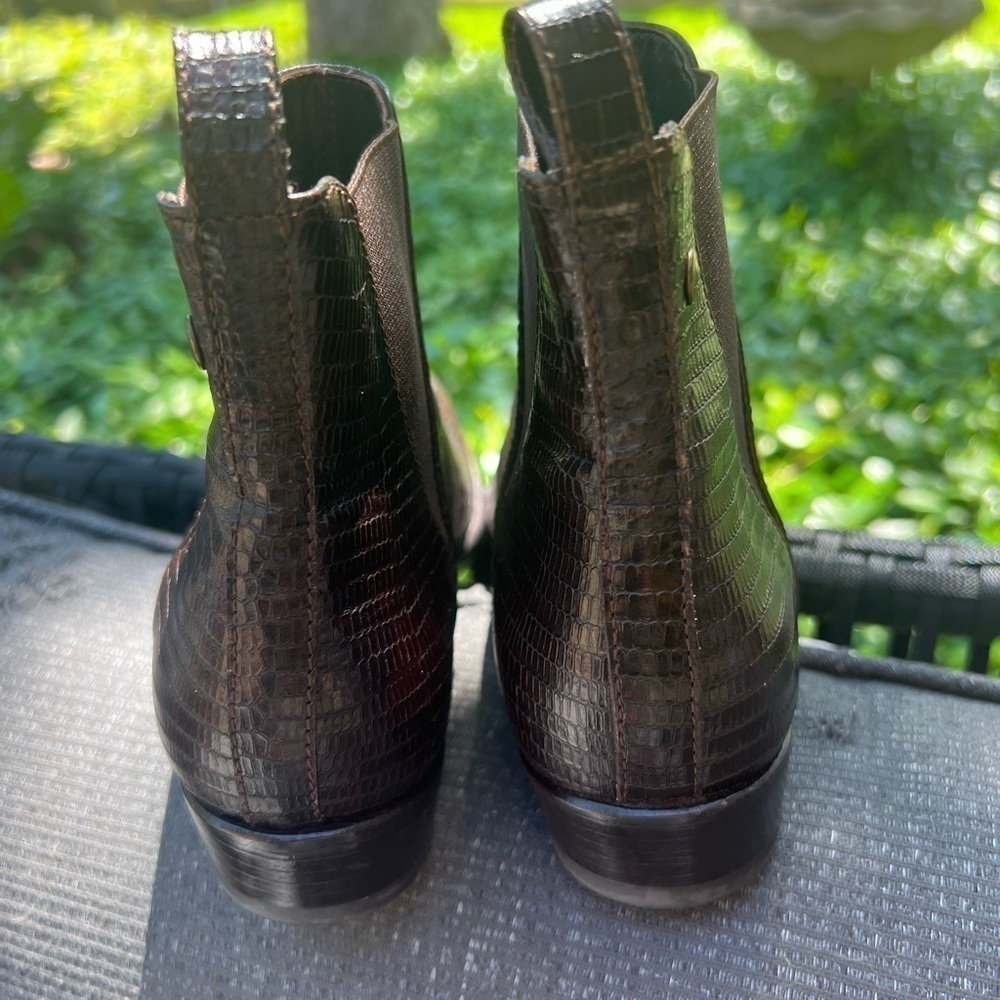 ▶️ Attilio Giusti Leombruni ◀️ AGL Italian Leather Boots - Picture 4 of 14